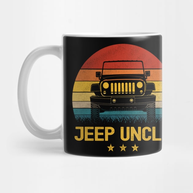 Vintage Jeep Jeep Uncle Jeep men Jeeps Lover by Jane Sky